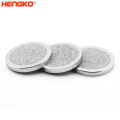 Reusable Microns Sintered Stainless Steel Filter Disc With Steel Sealing Ring  for Food and pharmaceutical industries